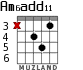 Am6add11 для гитары - вариант 3