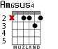 Am6sus4 для гитары - вариант 2