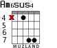 Am6sus4 для гитары - вариант 5
