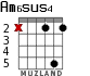 Am6sus4 для гитары - вариант 1