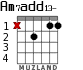 Am7add13- для гитары