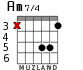 Am7/4 для гитары - вариант 2