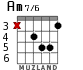 Am7/6 для гитары - вариант 3