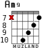 Am9 для гитары - вариант 6