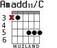 Amadd11/C для гитары - вариант 5