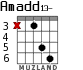 Amadd13- для гитары - вариант 4