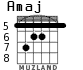 Amaj для гитары - вариант 6