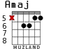 Amaj для гитары - вариант 7