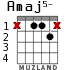 Amaj5- для гитары - вариант 3
