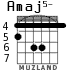 Amaj5- для гитары - вариант 4