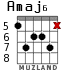 Amaj6 для гитары - вариант 5