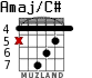 Amaj/C# для гитары - вариант 3