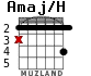 Amaj/H для гитары - вариант 1