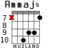 Ammaj9 для гитары - вариант 8