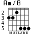 Am/G для гитары - вариант 4