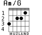 Am/G для гитары - вариант 1