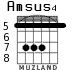 Amsus4 для гитары - вариант 3