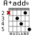 A+add9 для гитары - вариант 2