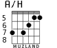 A/H для гитары - вариант 4