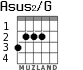 Asus2/G для гитары - вариант 2