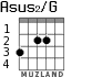 Asus2/G для гитары - вариант 1