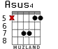 Asus4 для гитары - вариант 5