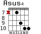 Asus4 для гитары - вариант 6