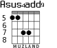 Asus4add9 для гитары - вариант 4