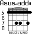 Asus4add9 для гитары - вариант 5