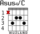 Asus4/C для гитары - вариант 2