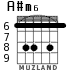 A#m6 для гитары - вариант 3