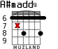 A#madd9 для гитары - вариант 2