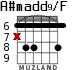 A#madd9/F для гитары - вариант 2