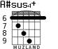 A#sus4+ для гитары