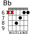 Bb для гитары - вариант 4