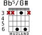 Bb5/G# для гитары - вариант 2