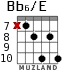 Bb6/E для гитары - вариант 5