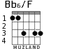 Bb6/F для гитары - вариант 2