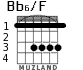 Bb6/F для гитары - вариант 3