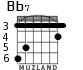 Bb7 для гитары - вариант 3