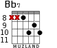 Bb7 для гитары - вариант 6