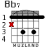 Bb7 для гитары - вариант 1