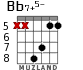Bb7+5- для гитары - вариант 4
