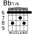 Bb7/6 для гитары - вариант 3