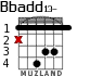 Bbadd13- для гитары - вариант 1