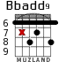 Bbadd9 для гитары - вариант 5