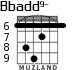 Bbadd9- для гитары - вариант 5