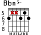 Bbm5- для гитары - вариант 2