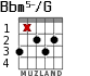 Bbm5-/G для гитары - вариант 1