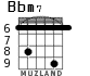 Bbm7 для гитары - вариант 3